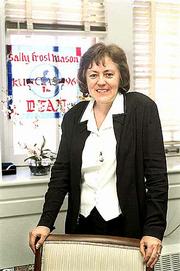 Sally Frost Mason, dean of the College of Liberal Arts and Sciences
at Kansas University since 1996, is leaving for Purdue University.