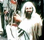 This image made from television shows Osama bin Laden holding an
AK-47 automatic rifle in a recruitment tape for his organization.
The Associated Press viewed the tape at the offices of Al-Rai
Al-Amm, a Kuwaiti daily newspaper that published a story about the
video Tuesday. The newspaper would not say how or where it acquired
the video.