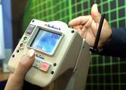 Fingerprinting technology has come a long way in the century since
Scotland Yard opened its fingerprint bureau. A handheld electronic
fingerprint identification unit was displayed Wednesday at an
international conference on identification in London.
