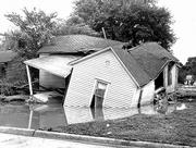 Numerous houses in North Lawrence were beyond repair. Early
post-flood reports estimated damage to personal property at
"approximately $760,000."