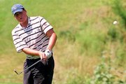 Pete Krsnich hits a shot during the Kansas Junior Golf Association
Team Sectionals on Tuesday at Eagle Bend.