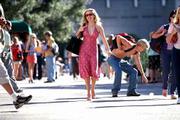 Reese Witherspoon plays a California gal who follows her
ex-boyfriend to Harvard Law School in "Legally Blonde."