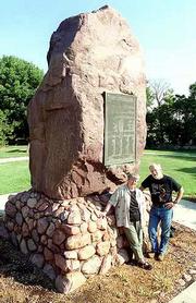 Lawrence HIstory is an avocation of Barbara Watkins and Dennis
Domer, co-editors of a massive book of historical essays about
Lawrence.