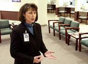 KAREN SHUMATE, vice president for quality services at Lawrence
Memorial Hospital, says the hospital's premiums for property
insurance are expected to rise as much as 400 percent Jan. 1.