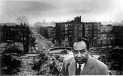 Writer Langston Hughes, who spent a dozen years in Lawrence as a
child, will be honored in coming weeks at the Langston Hughes
Centennial Celebration. Scholars, artists, actors and writers from
around the globe will gather in Lawrence to discuss Hughes'
continuing legacy. This photograph, which belongs to the Kansas
University Archives, shows Hughes in midlife in New York City.