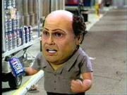 A Danny DeVito figure hawks a can of reformulated Lipton Brisk in
one of several Pepsi commercials set to air during Sunday's Super
Bowl. Pepsi has bought three minutes of ads during the game.