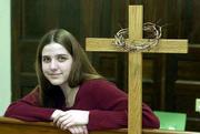 Sarah Garlow participates in youth activities at First Christian
Church, 1000 Ky. She says it&squot;s fairly natural to discuss her faith
with other teens: "Once it becomes a part of who you are, talking
about it is pretty natural."