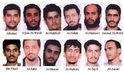 Twelve of the associates of terrorist suspect Fawaz Yahya
al-Rabeei, are seen in this combination of photos released by the
FBI. The FBI issued an extraordinary terrorist alert Monday night,
asking law enforcement and the American public to be on the lookout
for al-Rabeei, and several associates who might be plotting a
terrorist attack as early as today.