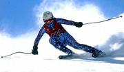 Downhill ski racer Picabo Street took a practice run on the women's
downhill course Saturday at the Salt Lake City Winter Olympics in
Snowbasin, Utah. Street turned in the best time of the run.