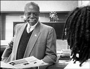 Rehelio Samuel, who served as the city's director of human relations for 34 years, received the
the Lawrence Chamber of Commerce's Buford M. Watson Jr. Public Service Award in 2002.