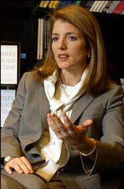 Caroline Kennedy says an update of her father&squot;s award-winning book,
"Profiles in Courage for Our Time," was "an important thing to do"
for her family.