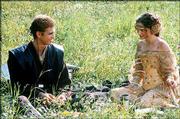 Hayden Christensen, left, and Natalie Portman develop a romance in
"Star Wars: Episode II Attack of the Clones."