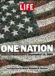 LIFE Magazine&squot;s "One Nation: America Remembers September 11, 2001"
features photos and stories from survivors and relatives of those
who died as a result of the terrorist attacks.