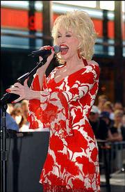 Country singer Dolly Parton performs at NBC's Today show Summer
Concert Series earlier this month. Parton will launch a 13-city
tour today.