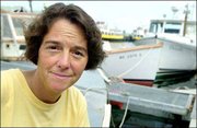 Author Linda Greenlaw, a lobster fisherman and former swordfish
boat captain, describes lobster fishing and everyday life in her
new book, "The Lobster Chronicles." Much of the book is based on
Greenlaw&squot;s 1997 fishing season at Isle au Haut, a small island with
40 residents.