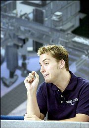 'N Sync singer Lance Bass faces slimmer chances of making a trip
into space. On Tuesday, Bass was asked to leave Russia's cosmonaut
training program because his sponsors didn't come up with the $20
million for a trip to the International Space Station.