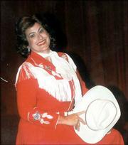 Diana Guthrie/Special to the Journal-World Annette Cook portrays
Patsy Cline in "Always Patsy Cline" at Lawrence Community Theatre.