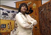 Marla Jackson, Lawrence, has emerged as an accomplished quilter and
has one of her quilts on exhibit in the National Civil Rights
Museum in Memphis, Tenn. Her quilts also have been displayed at the
Watkins Community Museum of History.