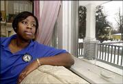 Keekee Lastery, 22, an AmeriCorps volunteer, is waiting for her
education grant from AmeriCorps so she can pay her tuition and
return to school. AmeriCorps is in a funding crunch because it
signed up more recruits than it could afford.
