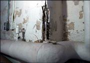 A crumbling wall in the basement of Cordley School would be one of
several facility improvements at the school with its share of the
$59 million bond issue.