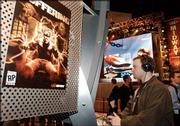 David Jafee, 32, of Santa Monica, Calif., is one of thousands of
video game fans who jammed the floor for the Electronic
Entertainment Expo show in Los Angeles. Video game vendors from
throughout the world unveiled their latest games earlier this month
at the E3 show. New research shows that video game players have
better visual skills than nonplayers.