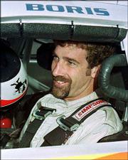 Nascar driver Boris Said gets ready for practice in this file
photo. Said is one of several specialists recruited to drive in the
two road races on the Winston Cup schedule each season. There will
be a handful trying to qualify for Sunday's Dodge/Save Mart 350 at
Infineon Raceway in Sonoma, Calif.