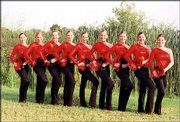 Members of the Lawrence High School Pom Squad perform at Lawrence
High before leaving for a cheer camp in Tulsa, Okla. From left are
Jamie Shmalberg, Valerie Baum, Alyssa Knigh, Elisa Gill, Kate
Munchoff, Abbey Murray, Sam Hamm, Caitlyn Curtis and Stacey Wales.
Kelsey Starks and Katelyn Galyardt also are on the squad. The LHS
Spirit Squad Booster Club submitted the photo.