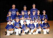 The 8-year-old Tigers display their trophies after winning second
place in the Douglas County Amateur Baseball Assn. end-of-season
tournament. Back row, from left, are coaches Darin Denning, Mike
Willoughby and Joe Caldwell. Second row, from left, are Austin
Twombley, Carlos Florez, Danielle Sidor, Adam Rea, Andrew Denning,
Jacob Caldwell and Cody Scott. Front row, from left, are Brandon
McCaffrey, Ben Wilkinson, Shane Willoughby, Michael Kressig, Jake
Mosiman and Scott Sickinger. All are of Lawrence. Julie Rea
submitted the picture.