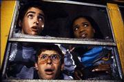 From left, Johnny (Drew Tyler Bell), Bucky (Billy Aaron Brown) and
Chelsea (Lena Cardwell) look for the Creeper in United Artists&squot;
"Jeepers Creepers 2."