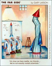 This cartoon is among more than 4,000 cartoons appearing in the new
two-volume anthology, "The Complete Far Side," by Seattle-based
cartoonist Gary Larson.