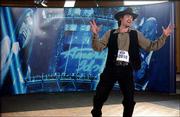 A contestant auditions for the judges as the third season of
"American Idol," gets under way in this undated publicity photo.
More audition clips from around the country will air on "American
Idol" at 7 p.m. today and Wednesday on Fox, Sunflower Broadband
Channel 4.
