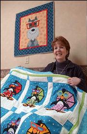 Lawrence designer Amy Bradley will be featured on HGTV&squot;s "Simply
Quilts" at 7:30 a.m. Friday. Some of her designs are inspired by
animals she meets at her husband&squot;s veterinary clinic.