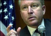 Otto Reich, White House special envoy for the Western Hemisphere,
answers questions during a news conference in Panama City, Panama,
in this Jan. 21, 2004, file photo. Kansas Sen. Pat Roberts says
Reich, who has ties to the Iran-Contra scandal, is not the right
man for the job.