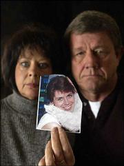 Lesley Smith, Lawrence, has been missing since Jan. 27. Her mother
and stepfather, Marilyn and Gary Anderson, have been frustrated by
the holdups they've encountered while trying to get information on
their daughter from Bert Nash Community Mental Health Center.