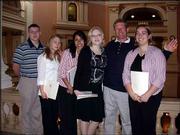 From left are John Berg, Claire Dooley, Amber Budenbender, Reagon
Heikes, Larry Wilson and Erin Ashcraft. The Douglas County 4-H-ers
recently attended Capital Day with Wilson, their sponsor, to learn
more about state government. These youths are raising money to
attend Citizenship Washington Focus in July in Washington, D.C.