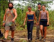 Castaways, from left, Rupert Boneham, Amber Brkich, Rob Mariano,
and Jenna Lewis on Contadora Island, Panama, appear on CBS&squot;
"Survivor: All-Stars," in this 2003 publicity photo. A winner will
be chosen from among these final four contestants on the series
finale Sunday on CBS.
