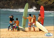 The motto behind Surf Line Hawaii&squot;s Original Jams board shorts is
"color, freedom, difference and love."