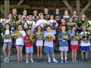 These Douglas County 4-H'ers pose for a picture during Horticulture
Fun Camp. They attended the camp June 21-25 at the Douglas County
4-H Fairgrounds. During the camp, they learned about floral design
principles, recycling, environmental conservation and
agricultural-based products. The event concluded with a
horticulture judging competition.