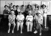 Participants take part in a water exercise class at Brandon Woods
Retirement Community. They posed for a picture during a luncheon on
July 27 at Mr. Gatti's in Lawrence. The lunch was in honor of Mary
Ann Hicklin, front row third from left, who is undergoing
chemotherapy. Class members wore hats instead of shaving their hair
as she jokingly requested. Pictured are, front row from left, Jean
Mattison, Virginia Grob, Mary Ann Hicklin and Elaine Mulliken; back
row from left, Pat Nicholas, class instructor, Vivian Hunter,
Vivian Clark, Fran Ogle, Melinda Milleret, Doris Hughes, Aline
Kline, Jean O'Toole, Lois Groh and Nancy Kasberger. Not pictured
are Lee Percival, Mary Harman and Betty Nichols.