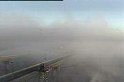 Fog was blanketing the northern half of the Kansas River Bridge and
North Lawrence before 8 a.m. today. This photo looks northwest from
the 6News TowerCam atop city hall at Sixth and Massachusetts
streets. <a href=
"http://www.6newslawrence.com/weather/towercam/">See live TowerCam
images.</a>