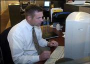 Kris Kobach, the Republican running for the 3rd Congressional
District, takes part in an online chat on ljworld.com. Kobach is
seeking the office now held by U.S. Rep. Dennis Moore, the
Democratic incumbent.