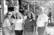 Cardinal Brands employees gather for a picture at Brookcreek
Learning Center. They helped clean around the center during the
United Way of Douglas County's Fall Day of Caring on Sept. 24. From
left are Michelle Spreer, Jamie Sinclair, Ginny Fuerst, Gloria
Hopkins, Jacque Russell and Chuck Cox.