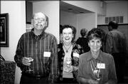 From left, Don and Barbara Roehl and Shirley Reece attend the
Trinity Episcopal Church Progressive Dinner. The event, which
included cocktails, dinner and entertainment, was Oct. 3.