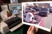 An 8-by-10 enlargement of Santa Claus was made from a digital file
using Adobe Photoshop CS software and a digital photo quality
printer. The Journal-World photo department uses an Epson 1280
printer that accepts ink cartridges and paper up to 11-by-17
inches.