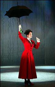 LAURA MICHELLE KELLY plays Mary Poppins. Kelly performed as Eliza
Doolittle in a West End production of "My Fair Lady."