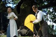 Kate Winslet and Johnny Depp star in "Finding Neverland." The film
details the experiences of "Peter Pan" author J.M. Barrie, which
led him to write the children&squot;s classic.