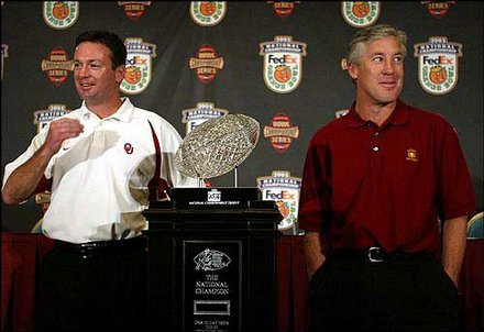 Image result for pete carroll bob stoops