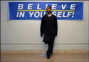 Kansas City Washington High's Darrell Stuckey believes in himself
and the Kansas University football team. Stuckey will follow
through on his commitment to KU coach Mark Mangino by signing a
letter of intent today with the Jayhawks.