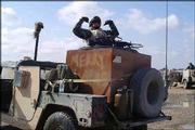 Pfc. Robert Babcock, Park City, gives the "I&squot;m ready" sign as he
poses in his gun box in southern Iraq. Babcock works in the 891st
Engineer Battalion.<br>
<a href=
"http://etc.lawrence.com/galleries/Bootsonthegr/7748_lores.html"
target="_new" onclick=
"window.open(&squot;http://etc.lawrence.com/galleries/Bootsonthegr/7748_lores.html&squot;,&squot;Photo&squot;,&squot;height=650,width=550,screenX=10,screenY=10,&squot; + &squot;scrollbars,resizable&squot;); return false;">
<img src="http://www.ljworld.com/art/icons/icon_photo.gif" border=
"0" alt="photo"> Photo Gallery: Boots on the ground</a><br>