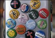 Merchandise at Extreme Christian Clothing, 938 Mass., offers
customers a way to wear their faith on their sleeve or lapel.
